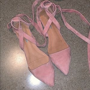 Jeffrey Campbell suede flats